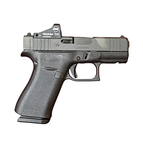 Glock 43XR/MOS/FS 9x19 vorinstalliertes Premium Red Dot Sight MAKdot SXP
