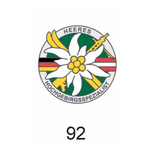 Nr.92 Heeres Hochgebirgsspezialist